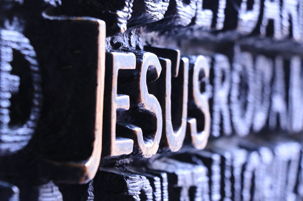 jesus, font, letters